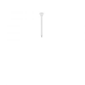 Ophangstuk 2 fase railverlichting, 12,5 cm, wit