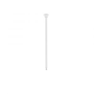 Ophangstuk 2 fase railverlichting, 25 cm, wit