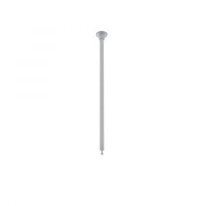 Ophangstuk 2 fase railverlichting, 25 cm, grijs