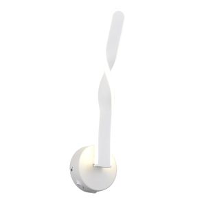 Witte wandlamp design, Quirinus, 11W, 4000K LED, met schakelaar