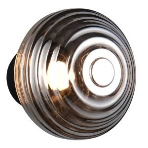 Grijze oplaadbare wandlamp modern, Walid, 1,5W, 3000K LED, 3-staps dimbaar