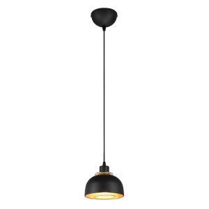 Zwarte hanglamp industrieel, Sylvano