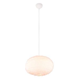 Beige hanglamp stof, Vijay