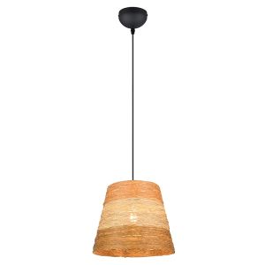 Papieren hanglamp bruin, Lidwien