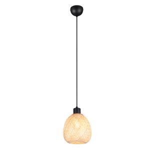 Bamboe hanglamp bruin, Piotr