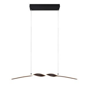 Zwarte hanglamp design, Quirinus, 18W, 4000K LED