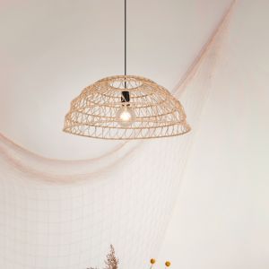 Papieren hanglamp bruin, Raekwon