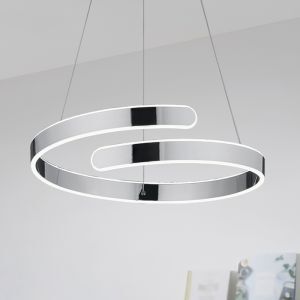 Chromen hanglamp Resy, metaal, design, 37w, 4000K LED