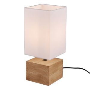 Moderne tafellamp Job, bruin