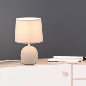 Moderne tafellamp Myrna, Bruin