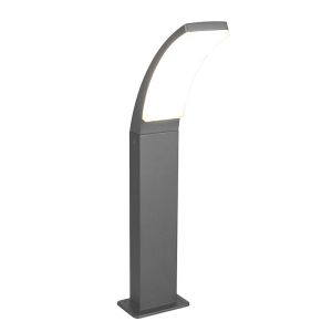 Antraciete buitenlamp modern, Popke, 12,5W, 4000K LED, IP44
