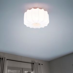 Witte plafondlamp modern, Metehan
