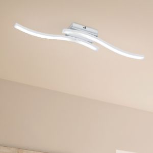 Moderne plafonniere Go, wit, 5w geintegreerd LED