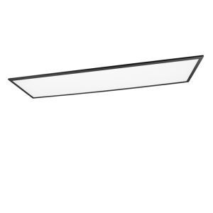 Zwarte plafonnière modern, Marlise, 33,5W, warm tot koud wit verstelbare LED, met afstandsbediening