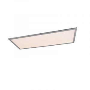 Grijze plafonnière modern, Marlise, 33,5W, warm tot koud wit verstelbare LED, met afstandsbediening