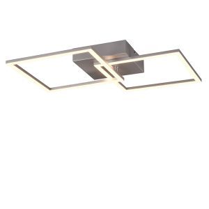 Grijze plafonnière modern, Margaux, 20W, 3000K LED