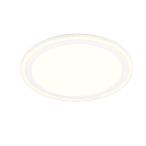 Witte plafonnière modern, Omaima, 11W, 3000K LED