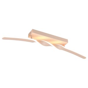 Bruine plafondlamp design, Quirinus, 18W, 4000K LED