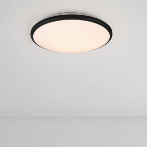 Moderne plafonniere Celine, zwart, kunststof, geïntegreerde LED