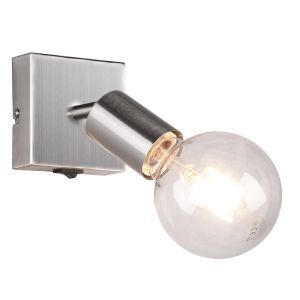 Moderne wandlamp Odin, nikkel
