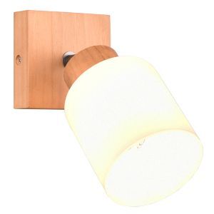 Houten wandspot bruin, Myron