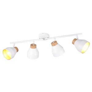 Witte plafondspot modern, Riette