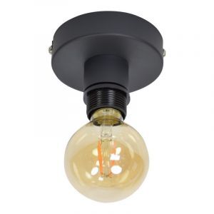 Zwarte plafondlamp Moda, Industrie