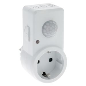 Q-Link stopcontact met bewegingsmelder, randaarde, ST110A