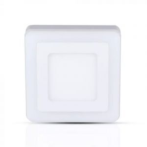 Haley plafondlamp met lichtgevende rand, 8W, 6400K