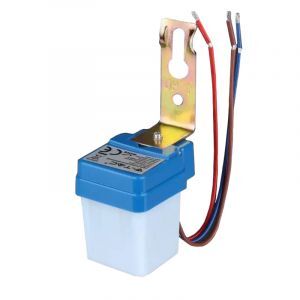Witte schemersensor, fotocel, 360°, IP44