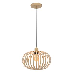 Industriële hanglamp zandkleur, Lieve