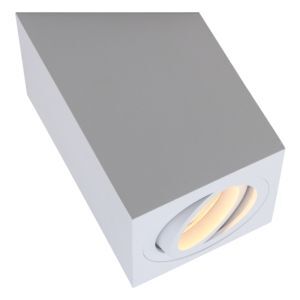Aluminium opbouwspot Nergiz, wit