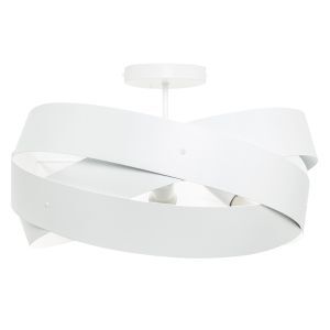 Moderne plafondlamp wit, Tanno