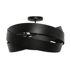 Moderne plafondlamp zwart, Tanno