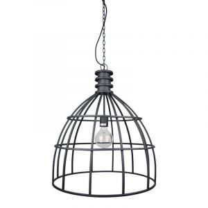 Hanglamp 87313: Modern, Design, Staalgrijs, Staal Rvs