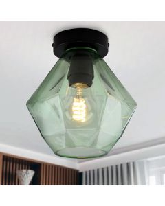 Retro plafondlamp groen, Anoek