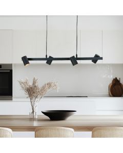 Moderne hanglamp zwart, Carlos