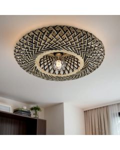Rotan plafonnière bruin, Heimen