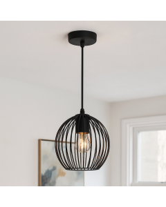 Industriële hanglamp Wiro Bolvormig klein