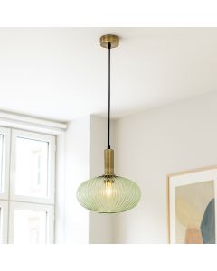 Retro hanglamp groen, Charlois