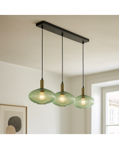 Retro hanglamp groen, Charlois