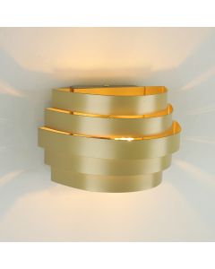 Moderne up down wandlamp goud, Sonay