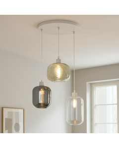 Design hanglamp transparant, Mannus