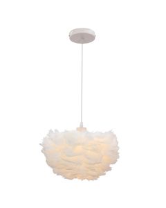 Stoffen hanglamp wit, Suzie