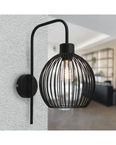 Industriële wandlamp zwart, Wiro