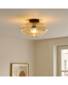 Design plafonnière amber, Charlois