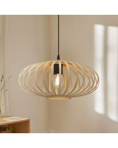 Bamboe hanglamp bruin, Lieve