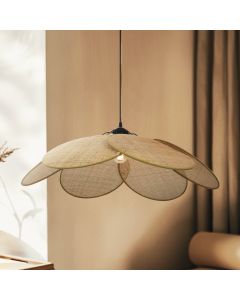 Rotan hanglamp bruin, Rowen