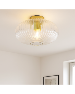 Design plafondlamp transparant, Charlois
