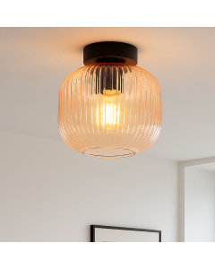 Design plafondlamp roze, Charlois